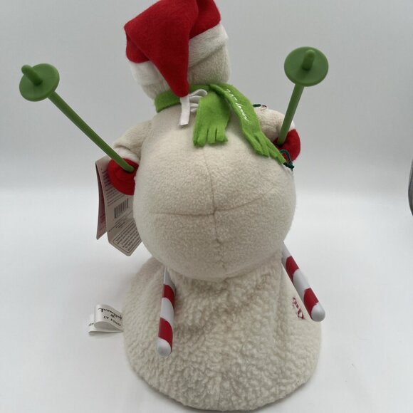 Christmas Hallmark Jingle Pals Swooshin 2012 Musical Skiing Snowman W/tag Work - Picture 4 of 15